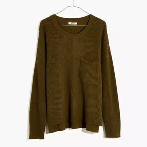 Madewell Thompson pocket pullover sweater